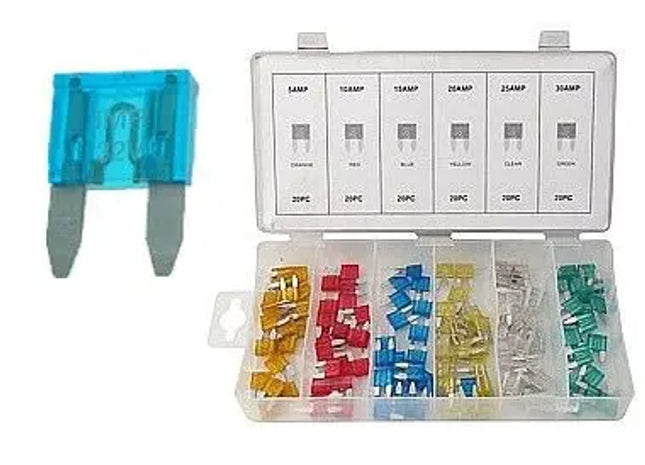 AUTOSICHERUNGEN: Kfz-Sicherungen Set - Umfangreicher Fahrzeugsicherungs-Satz für Autoelektrik TK Gruppe® Grosshandel 