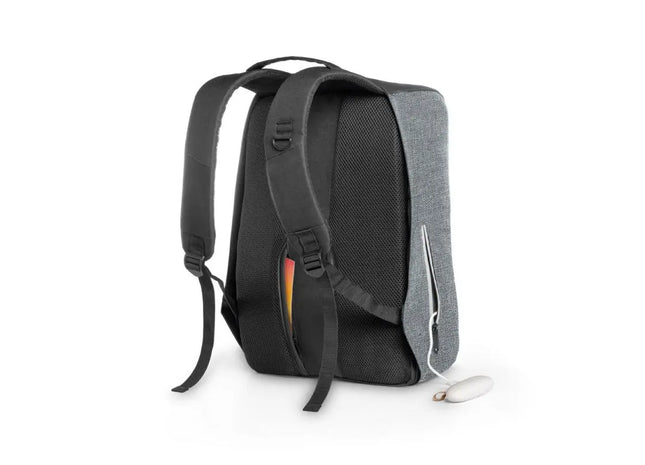 AVEIRO 15,6'' Laptop-Rucksack mit Anti-Diebstahl-System – Grau, Sicher & Stilvoll TK Gruppe® Grosshandel 