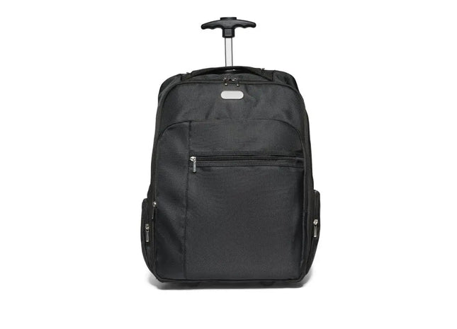 AVENIR 17'' Laptop-Trolley-Rucksack aus 1680D & 300D – Schwarz, Vielseitig & Robust TK Gruppe® Grosshandel 