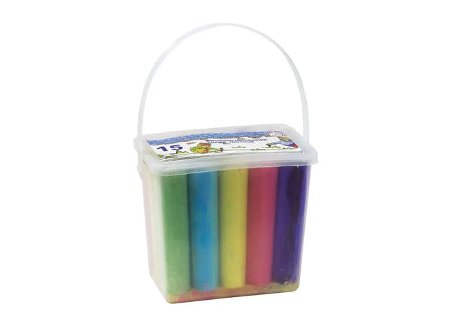 AVENUE Straßenmalkreide - Bunte Kreidestifte für lebendige Straßenkunst und kreative Aktivitäten im Freien TK Gruppe® Grosshandel 