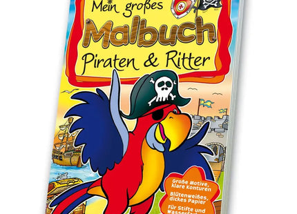 Abenteuer Malbuch: Piraten & Ritter - Kreative Reisen in vergangene Epochen TK Gruppe® Grosshandel 