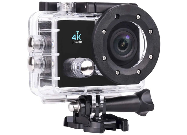 Action Camera 4K in Schwarz – Hochauflösende Aufnahmen für Abenteurer TK Gruppe® Grosshandel 