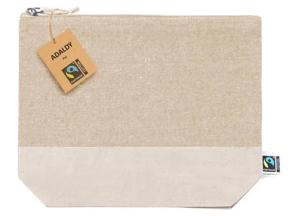 Adaldy Fairtrade Natur-Kosmetiktasche - Öko-Chic & Langlebig TK Gruppe® Grosshandel 