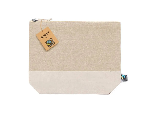 Adaldy Fairtrade Natur-Kosmetiktasche - Öko-Chic & Langlebig TK Gruppe® Grosshandel 