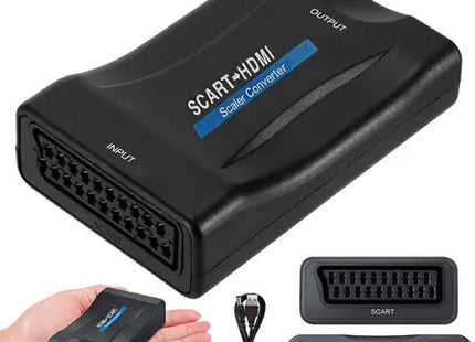 Adapter scart zu hdmi av euro full hd konverter