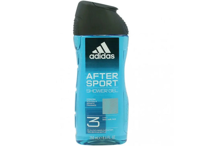 Adidas 3in1 After Sport Duschgel 250ml - Erfrischendes Reinigungsshampoo & Conditioner TK Gruppe® Grosshandel 