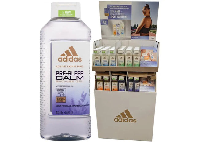 Adidas Duschgel 250ml, 70er Jahre Design, 4er-Sortiment Display TK Gruppe® Grosshandel 