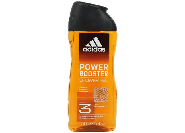 Adidas Power Booster All-in-One Duschgel 250ml - Vitalisierende 3in1 Formel TK Gruppe® Grosshandel 
