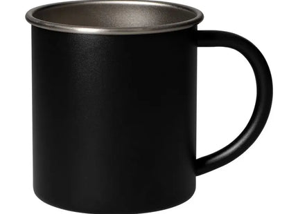 Adventura Edelstahlbecher 340 ml in Schwarz, Robust & Stilvoll für Unterwegs TK Gruppe® Grosshandel 
