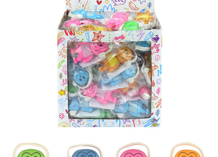 Affen-Radiergummi 5cm, 4 verschiedene Farben TK Gruppe® Grosshandel 