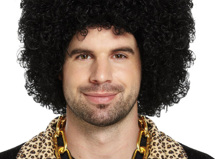 Afro-Perücke Schwarz 120G – Voluminös & Stilvoll für Karneval & Kostümpartys TK Gruppe® Grosshandel 