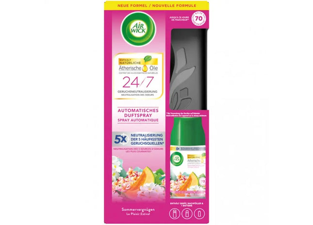Airwick Freshmatic Starterset 250ml - Sommerduft Automatischer Lufterfrischer TK Gruppe® Grosshandel 