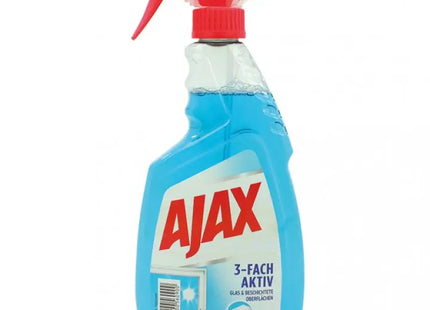 Ajax 500ml Glasreiniger 3-fach Aktiv mit Sprühpumpe - Streifenfreier Glanz TK Gruppe® Grosshandel 