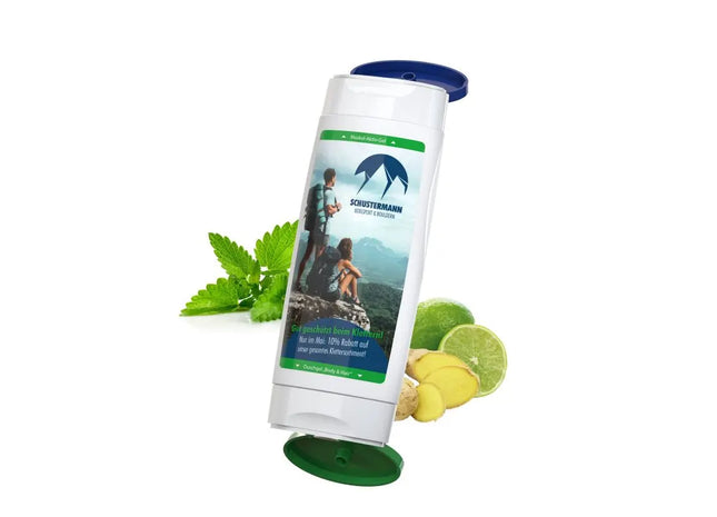Aktivpflege-Duo: Erfrischendes Sportgel & Duschgel - Body Label TK Gruppe® Grosshandel 