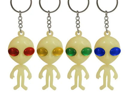 Alien-Figuren Leuchten im Dunkeln, 7 cm, 4 verschiedene Designs - Sammel- & Spielzeug TK Gruppe® Grosshandel 