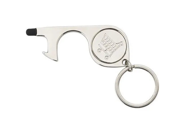 Alivia Metall Türöffner in Silber – Berührungsfrei & Hygienisch TK Gruppe® Grosshandel 