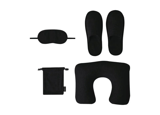 Alkes RPET Reisekit in Schwarz – Umweltfreundlich & Stilvoll für Unterwegs TK Gruppe® Grosshandel 