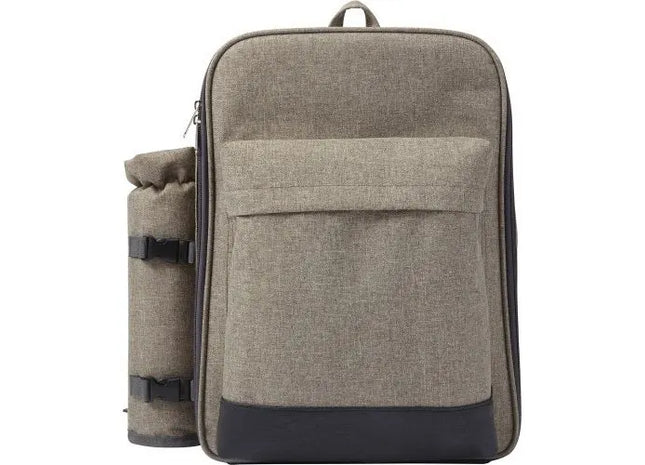 Allison Polyester Picknick-Rucksack in Hellgrau – modern & funktional TK Gruppe® Grosshandel 