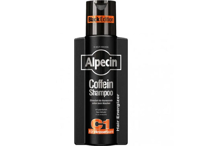 Alpecin Koffein Shampoo 250ml Black Edition: Stimuliert Haarwurzeln TK Gruppe® Grosshandel 