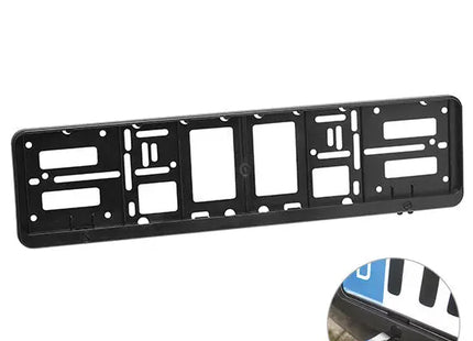 Alpha Kennzeichenhalter in Schwarz, Robust & Stilvoll TK Gruppe® Grosshandel 
