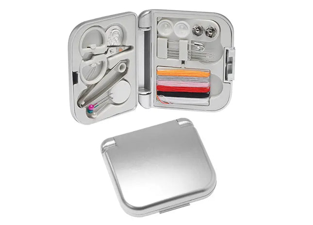 Alpha Nähset in Silber - Essential Kit für schnelle Textilreparaturen TK Gruppe® Grosshandel 