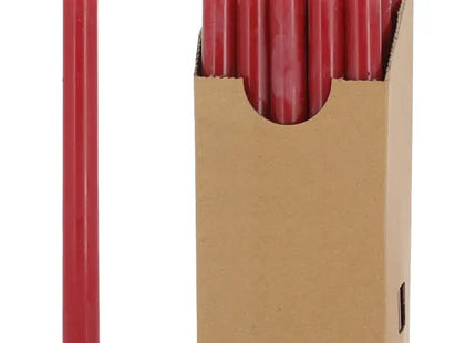 Altrote Stabkerzen, 22cm, 20er Set im Display - Klassische Eleganz TK Gruppe® Grosshandel 