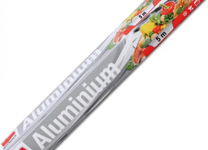 Alufolie 30cm breit, 5m Rolle in Box, 10 Mikrometer Stärke – Vielseitig Einsetzbar TK Gruppe® Grosshandel 