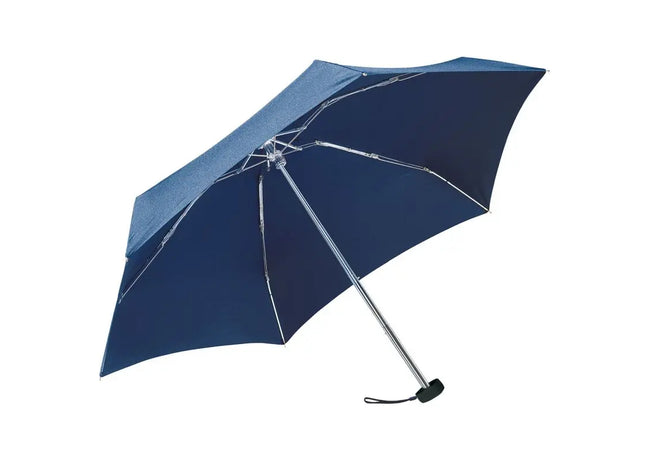 Aluminium-Mini-Taschenschirm POCKET in Marineblau - Kompakter Begleiter für regnerische Tage TK Gruppe® Grosshandel 