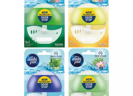 Ambi Pur 55ml Toilet Deodorizer: 4 Varieties - Fresh Scent Assortment for a Pleasant Bathroom TK Gruppe® Grosshandel 