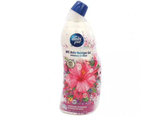 Ambi Pur Toilettenreinigungsgel, 750ml – Hibiskus & Rose für Frische TK Gruppe® Grosshandel 