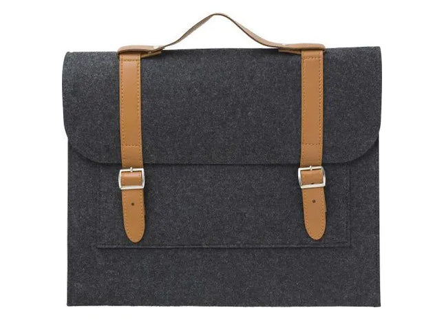 Amelia Dokumententasche aus rPET-Filz in Grau: Umweltbewusst & Stilvoll TK Gruppe® Grosshandel 