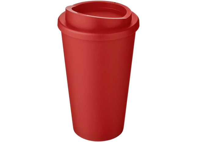 Americano 350 ml Isolierbecher - Rot - Doppelwandiger Thermobecher - Stilvoll und Langlebig TK Gruppe® Grosshandel 