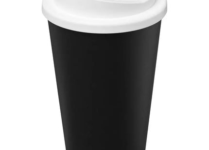 Americano Eco 350 ml recycelter Becher – Schwarz und Weiß, umweltfreundlicher Trinkgenuss TK Gruppe® Grosshandel 
