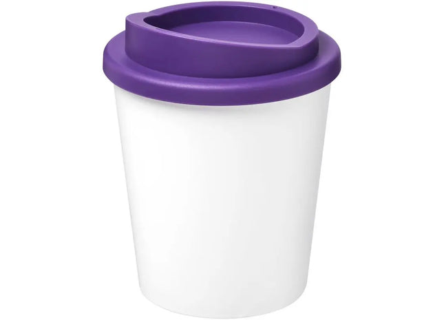 Americano Espresso 250 ml Isolierbecher – Weiß und Lila, stilvoller Thermobecher TK Gruppe® Grosshandel 