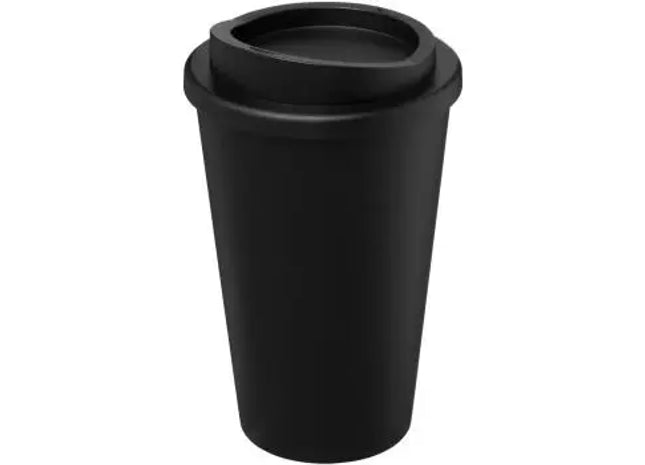 Americano Recycelter 350ml Isolierbecher - Nachhaltiges Schwarz TK Gruppe® Grosshandel 