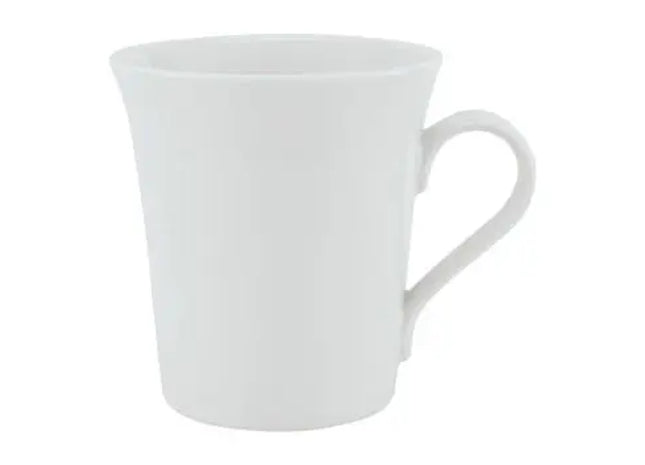 Amsterdam Porzellanbecher 340 ml in strahlendem Weiß – Modernes Design für den Alltag TK Gruppe® Grosshandel 