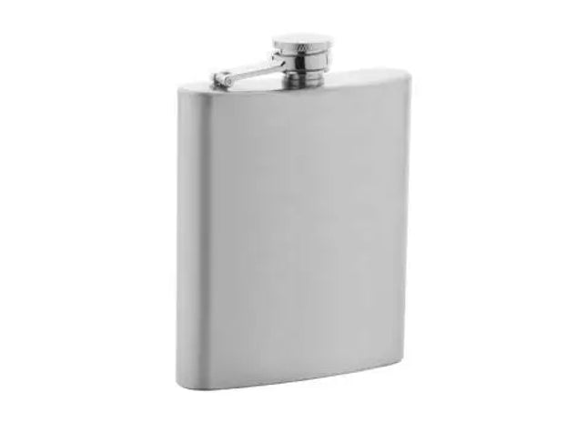 Amundsen Edelstahl Flachmann – Silberner Klassiker TK Gruppe® Grosshandel 