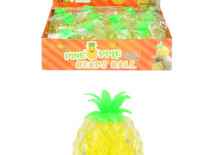 Ananas-Stressball 14 cm – weicher Knautschball für Stressabbau & Therapie TK Gruppe® Grosshandel 