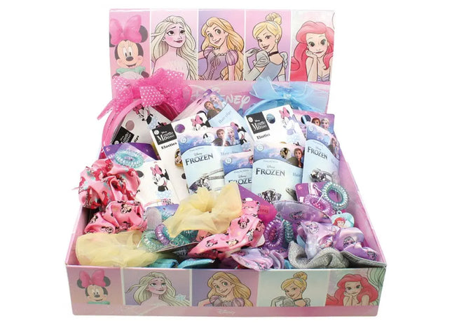 Disney Kinder Accessoires Set für Haare/Taschen/Anhänger, 60 Stück TK Gruppe® Grosshandel 