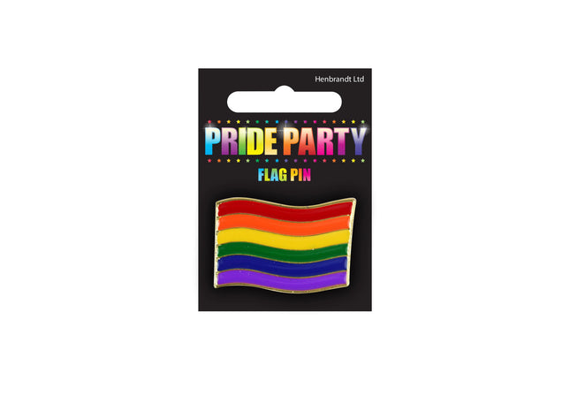 Anstecker Pin Pride Flag, 4 Cm - Nationalflaggen-Emblem Für Kleidung & Taschen TK Gruppe® Grosshandel 