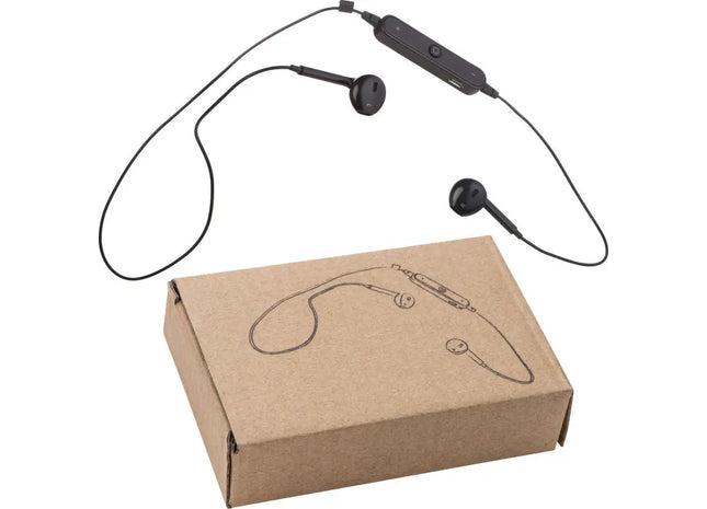 Antalya Bluetooth Stereo-Kopfhörer - Tiefschwarz TK Gruppe® Grosshandel 