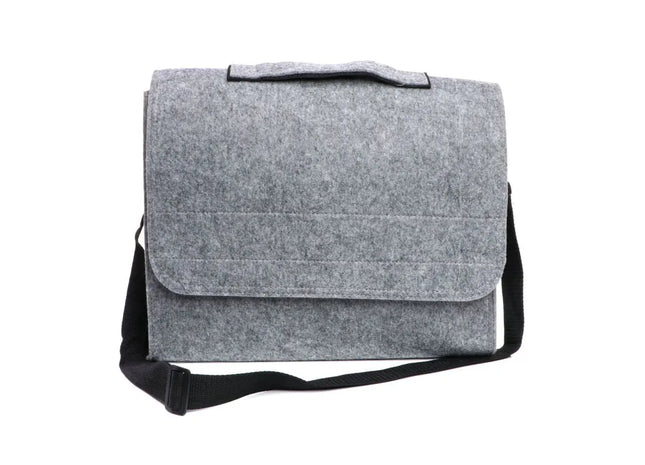 Anthrazit Polyesterfilz Umhängetasche - Stilvolle und robuste Schultertasche für jeden Anlass TK Gruppe® Grosshandel 