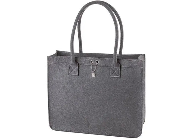 Anthrazitfarbener City-Shopper ModernClassic - Stilvolle und Geräumige Einkaufstasche TK Gruppe® Grosshandel 