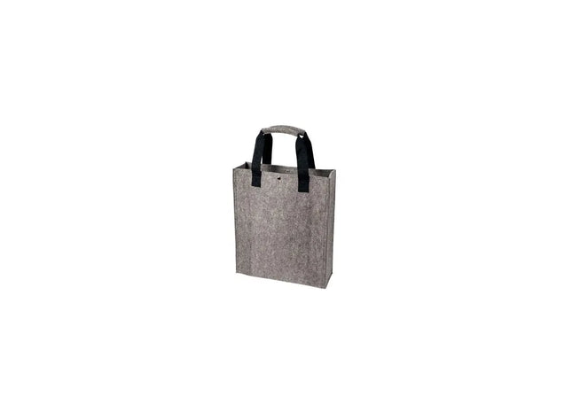 Anthrazitfarbener Polyesterfilz Shopper – Elegant & Praktisch für Einkäufe TK Gruppe® Grosshandel 
