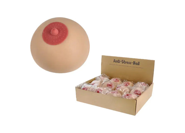 Anti-Stress Quetschball in Brustform, ca. 9 cm Durchmesser – Lustig & Entspannend TK Gruppe® Grosshandel 