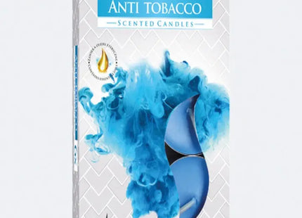 Anti-Tabak Duft-Teelichter, 6 Stück in Faltbox TK Gruppe® Grosshandel 