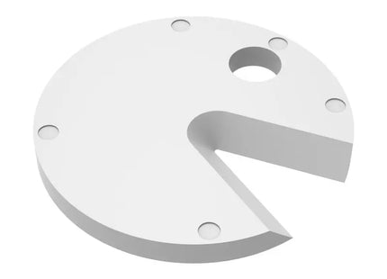 Anti-Zecke Einkaufswagenchip Schlüsselanhänger - Reinweiß, Praktisch TK Gruppe® Grosshandel 