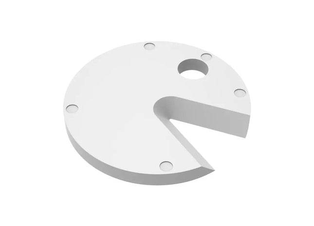 Anti-Zecke Einkaufswagenchip Schlüsselanhänger - Reinweiß, Praktisch TK Gruppe® Grosshandel 