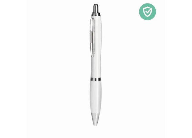 Antibakterieller Stift RIO CLEAN - Weiß Hygienischer, Hochwertiger Schreibstift TK Gruppe® Grosshandel 