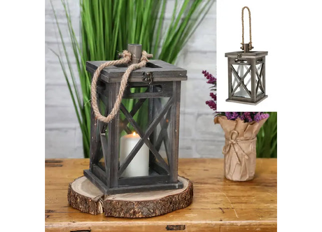 Antike Vintage-Laterne - Klassisches Design, 28cm Hoch TK Gruppe® Grosshandel 